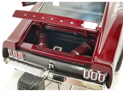 1969 Ford Mustang BOSS 429 Gasser Dark Red Metallic 