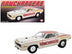 1970 Plymouth HEMI Barracuda Super Stock "Ramchargers" White with Red Stripes Limited Edition to 750 pieces Worldwide 1/18 Diecast Model Car by ACME - Minihomy