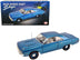 1970 Dodge Dart Swinger Blue Metallic with White Interior Limited Edition to 276 pieces Worldwide 1/18 Diecast Model Car by ACME - Minihomy