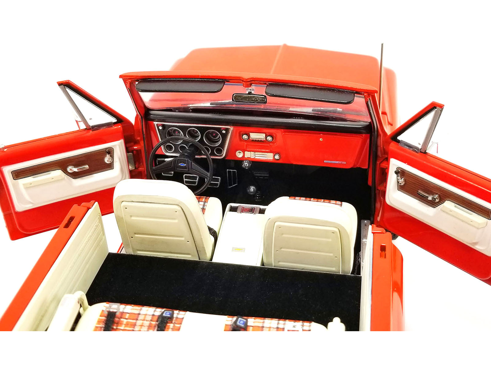 1972 Chevrolet K5 Blazer Red with White Top "Highlander Edition" Limited Edition to 690 pieces Worldwide 1/18 Diecast Model Car by ACME - Minihomy