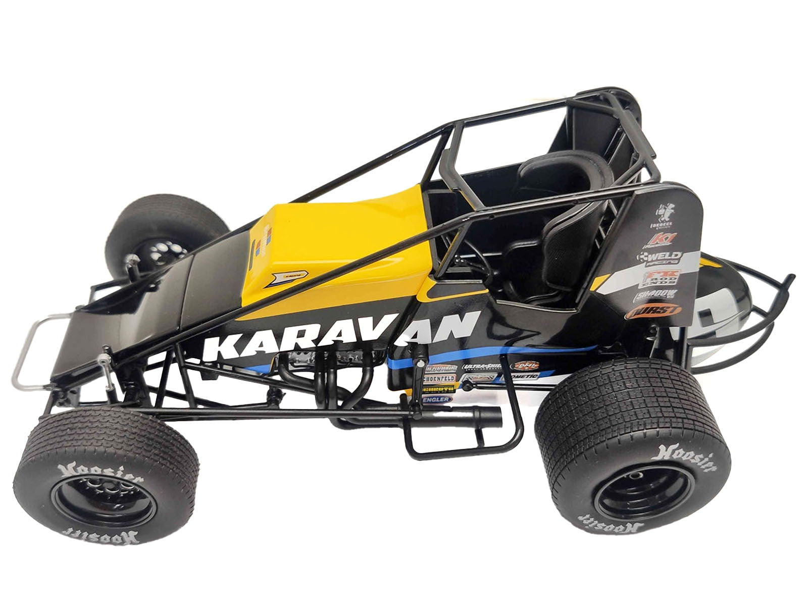 Winged Sprint Car #9 Kasey Kahne "Karavan - Fuel Me" Kasey Kahne Racing "World of Outlaws" (2023) 1/18 Diecast Model Car by ACME