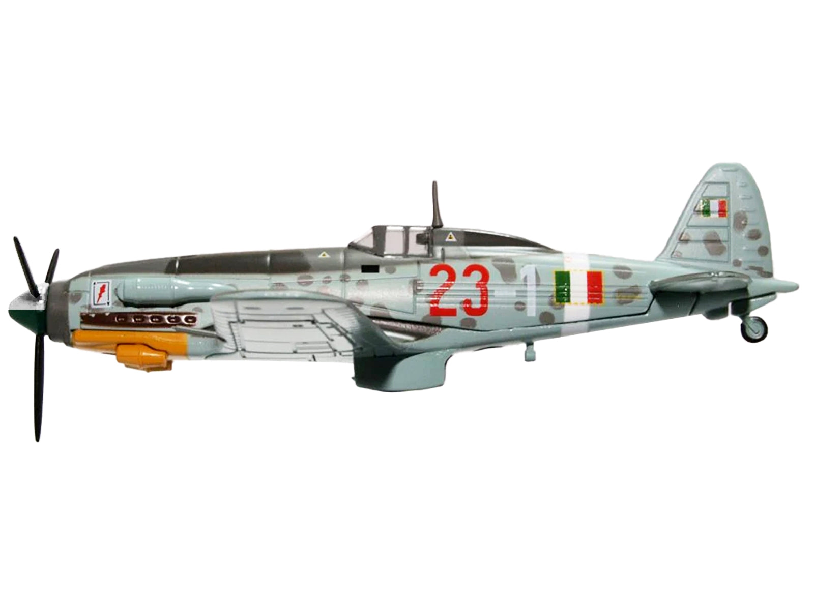 Macchi Veltro C.205 Fighter Aircraft Italy "L. Gorrini 1 Squadriglia 1 Gruppo Caccia" (February 1944) - Minihomy