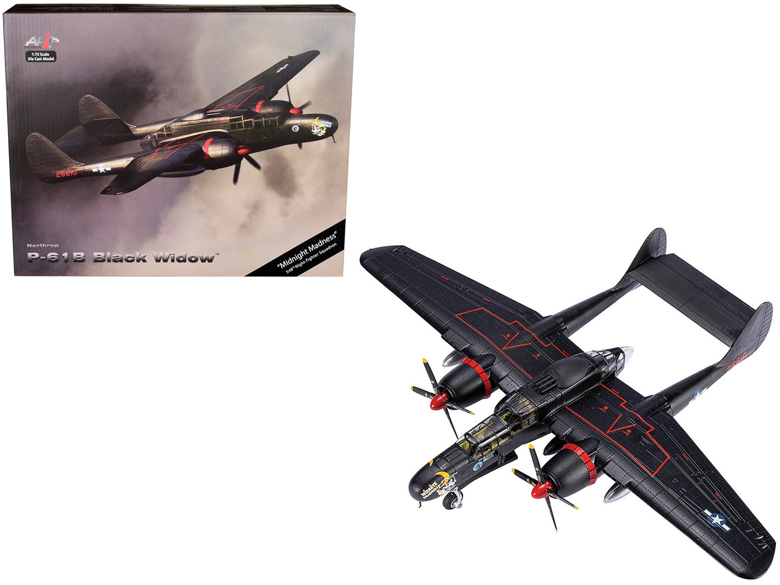 Northrop P-61B Black Widow Fighter Aircraft "Midnight Madness 548th Night Fighter Squadron" - Minihomy