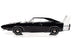 1969 Dodge Charger Daytona X9 Black with White Interior and Tail Stripe "American Muscle" Series 1/18 Diecast Model Car by Auto World - Minihomy