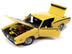 1971 Dodge Charger Super Bee Top Banana Yellow with Black Stripes "American Muscle" Series 1/18 Diecast Model Car by Auto World - Minihomy