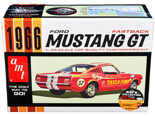 Skill 2 Model Kit 1966 Ford Mustang GT Fastback 1/25 Scale Model by AMT