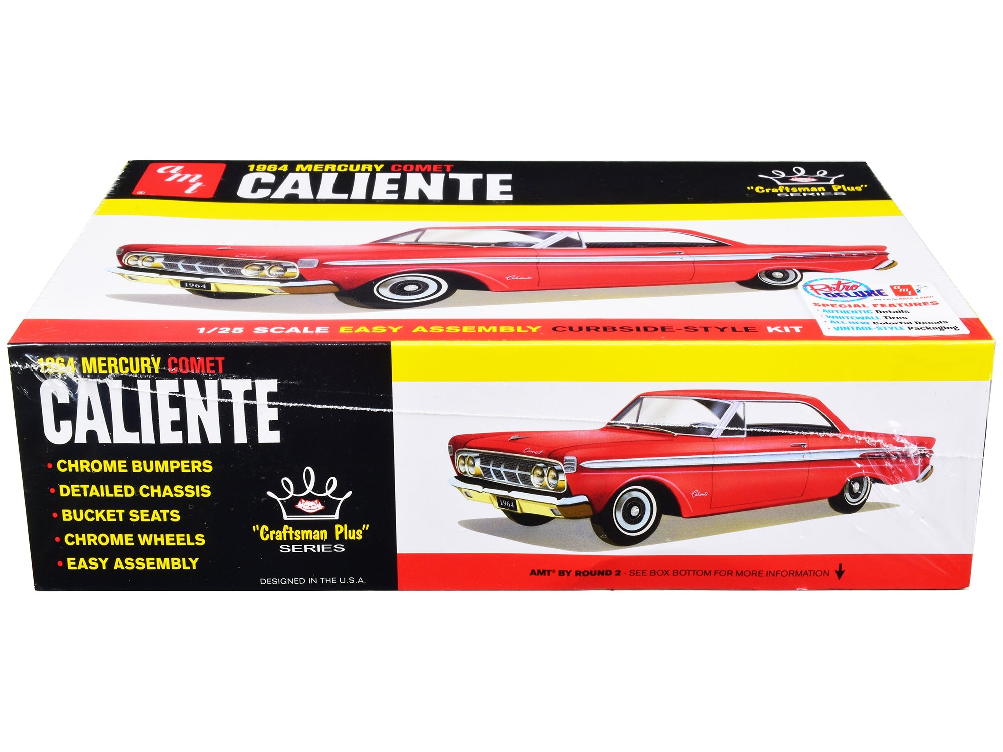 Skill 2 Model Kit 1964 Mercury Comet Caliente "Craftsman Plus" Series 1/25 Scale Model by AMT