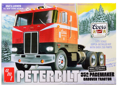 Skill 3 Model Kit Peterbilt 352 Pacemaker Cabover Tractor 
