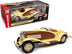 1935 Duesenberg SSJ Speedster Yukon Gold and Chocolate Brown 1/18 Diecast Model Car by Auto World - Minihomy