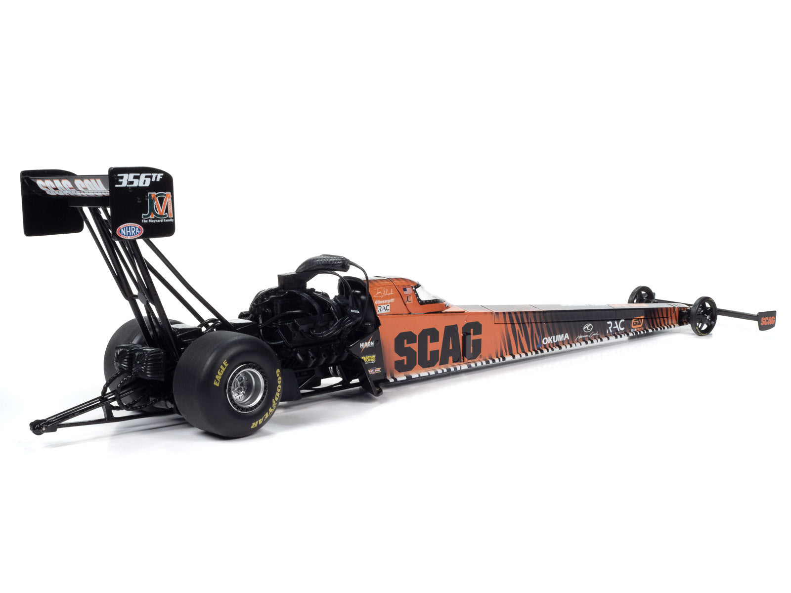 2023 NHRA TFD (Top Fuel Dragster) Tony Schumacher "SCAG Power Equipment" - Minihomy