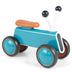 4 Wheels Baby Balance Bike without Pedal-Blue - Minihomy