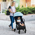 One-Hand Folding Portable Lightweight Baby Stroller with Aluminum Frame-Blue - Color: Blue - Minihomy