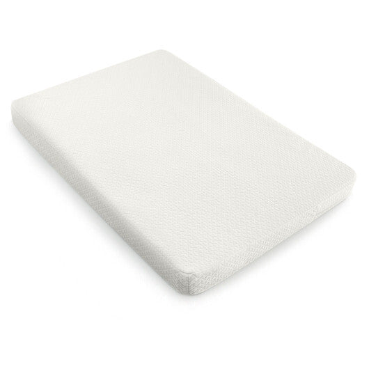 38 x 26 Inch Dual Sided Pack and Play Baby Mattress Pad with Removable Washable Cover-White - Minihomy