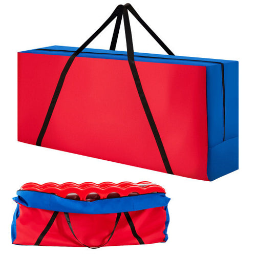 Giant Carry Storage Bag for 4 in a Row Game with Durable Zipper - Color: Red