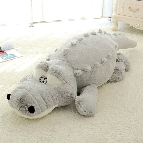 Large plush toy crocodile pillow doll