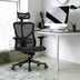 Ergonomic High Back Mesh Adjustable Swivel Office Chair-Black - Color: Black - Minihomy