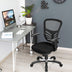 Ergonomic Mesh Office Chair with Adjustable Back Height and Armrests-Black - Color: Black - Minihomy