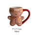 Gingerbread Man Christmas Ceramic Tea Mug - Minihomy