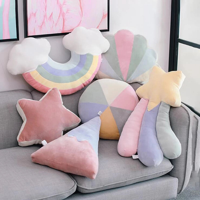 Cartoon Star Cloud Moon Pillow Home Decorative Cushion