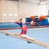 7 Feet Folding Portable Floor Balance Beam with Handles for Gymnasts-Brown - Color: Brown - Minihomy