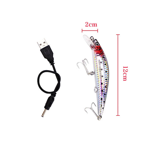 Rechargeable Twitching Fish Lure