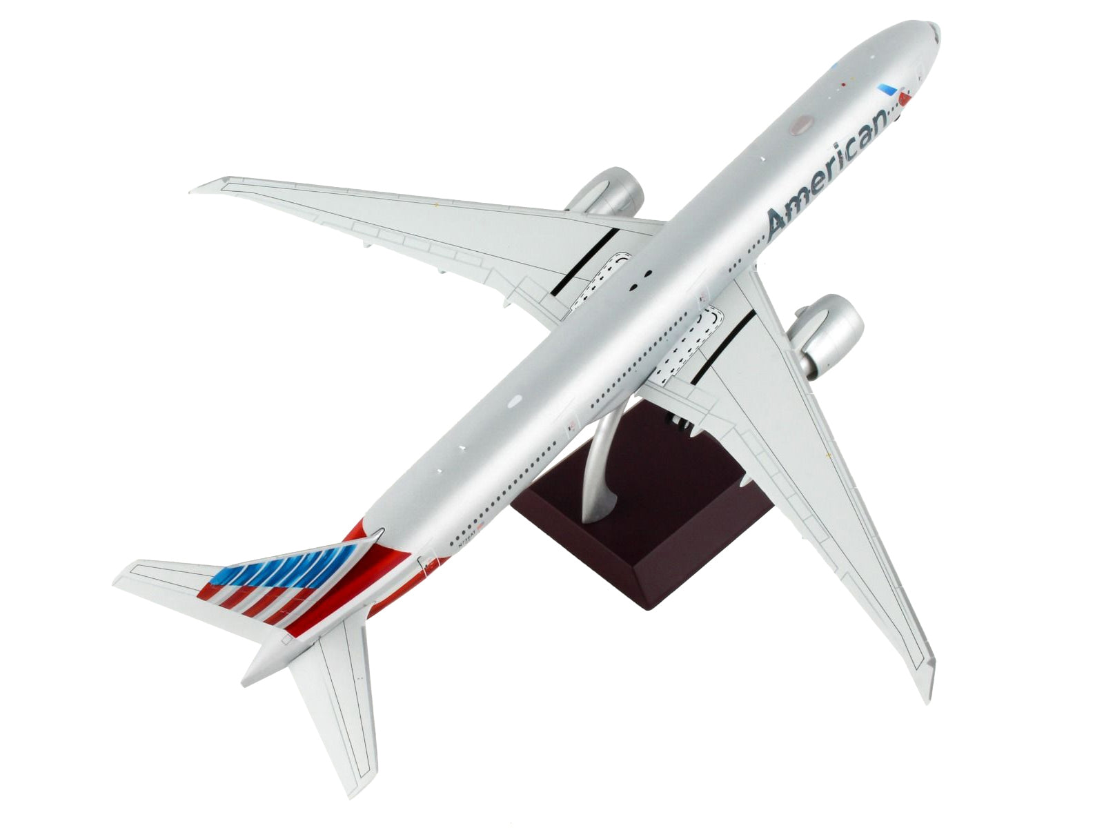 Boeing 777-300ER Commercial Aircraft "American Airlines" Silver "Gemini 200" Series 1/200 Diecast Model Airplane by GeminiJets