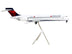 Boeing 717-200 Commercial Aircraft "Delta Air Lines" White with Blue Tail "Gemini 200" Series 1/200 Diecast Model Airplane by GeminiJets - Minihomy