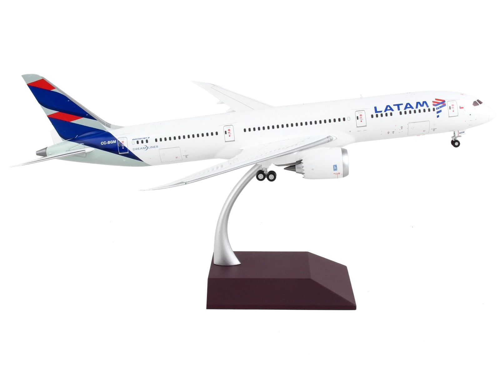 Boeing 787-9 Commercial Aircraft "LATAM Airlines" White with Blue Tail "Gemini 200" Series 1/200 Diecast Model Airplane by GeminiJets