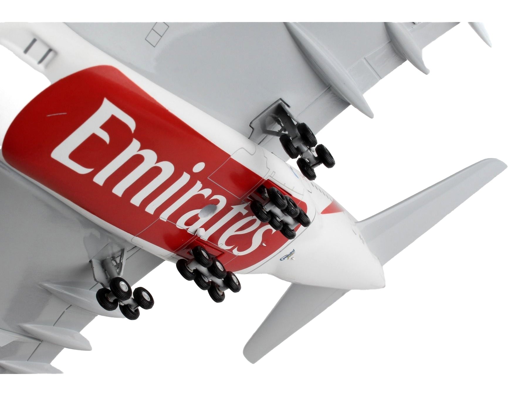 Airbus A380-800 Commercial Aircraft "Emirates Airlines - Dubai Expo 2020" White with Blue Graphics