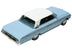 1962 Ford Galaxie Skymist Blue with White Top and Blue Interior Limited Edition to 210 pieces Worldwide 1/43 Model Car by Goldvarg Collection - Minihomy