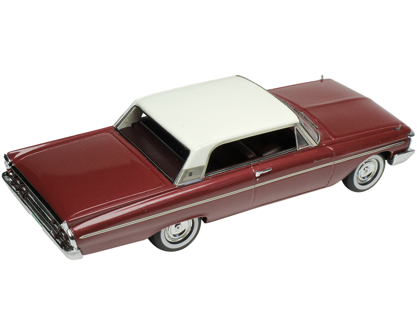 1961 Mercury Monterey Red Metallic with White Top Limited Edition to 210 pieces Worldwide 1/43 Model Car by Goldvarg Collection - Minihomy