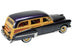 1949 Oldsmobile 88 Station Wagon Nightshade Blue with Cream and Woodgrain Sides and Red Interior - Minihomy