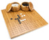 Bamboo Go Set with Reversible Board, Bowls, Stones - Minihomy