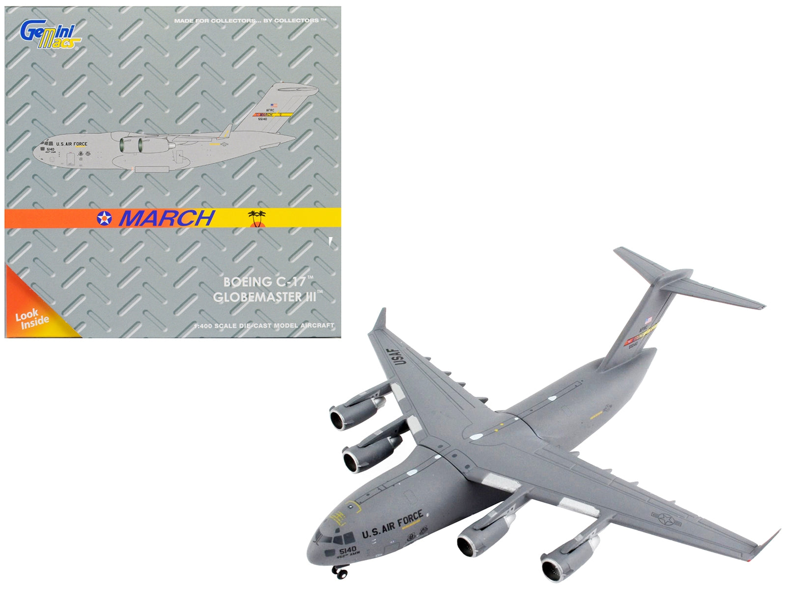 Boeing C-17 Globemaster III Transport Aircraft "March Air Reserve Base California"