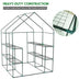 8 shelves Mini Walk In Greenhouse Outdoor Gardening Plant Green House - Color: Green - Minihomy