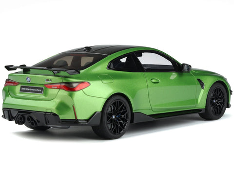 BMW M4 (G82) M Performance Green Metallic with Black Top 1/18 Model Car by GT Spirit