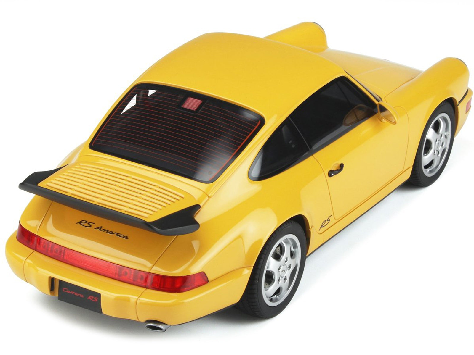 Porsche 964 RS America Yellow 1/18 Model Car by GT Spirit - Minihomy