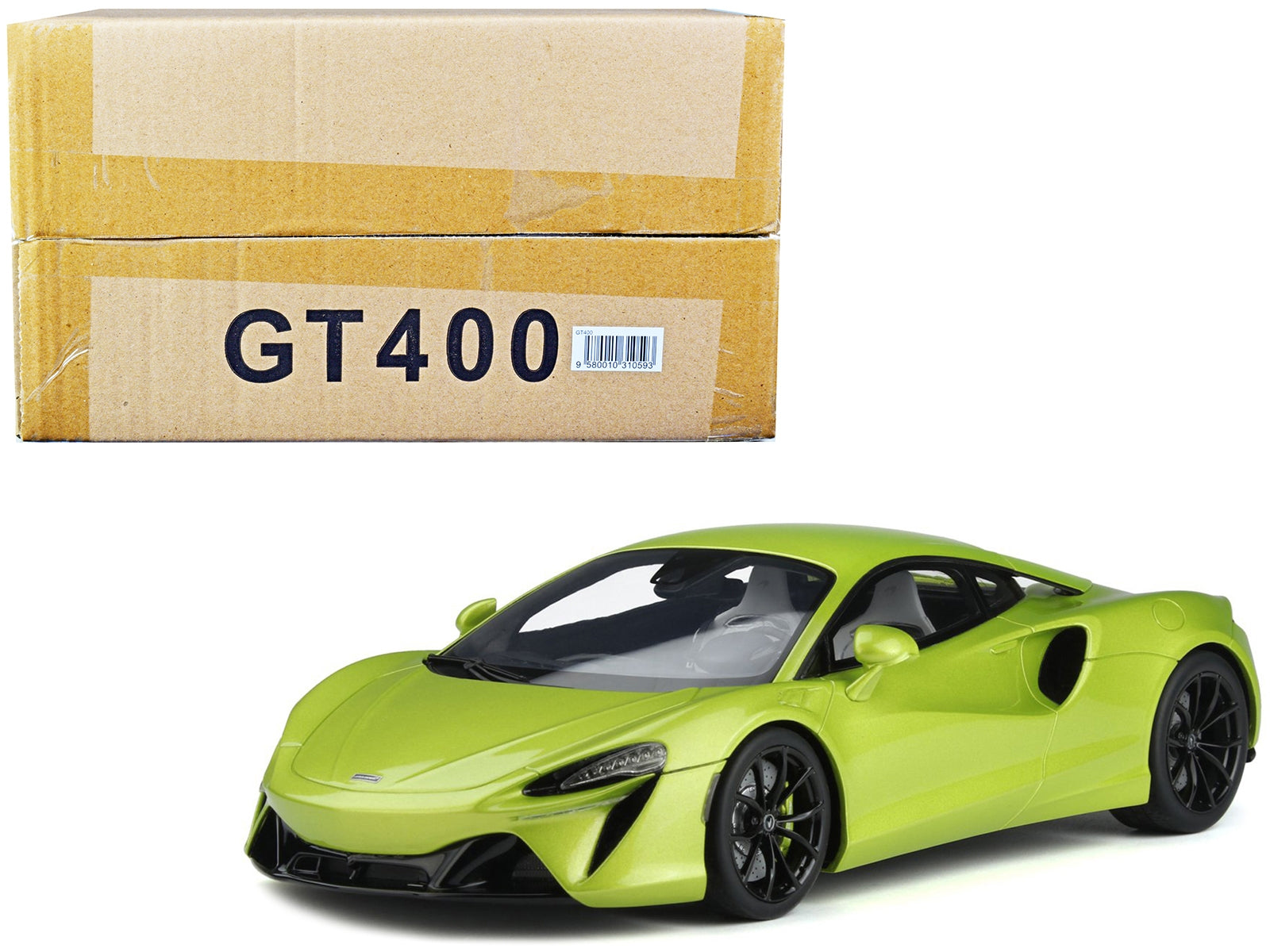 McLaren Artura Bright Green 1/18 Model Car by GT Spirit - Minihomy