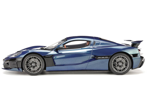 2021 Rimac Nevera Blue Metallic 1/18 Model Car by GT Spirit