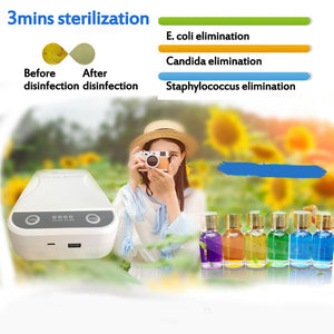Mobile phone sterilizer sterilizing ozone home
