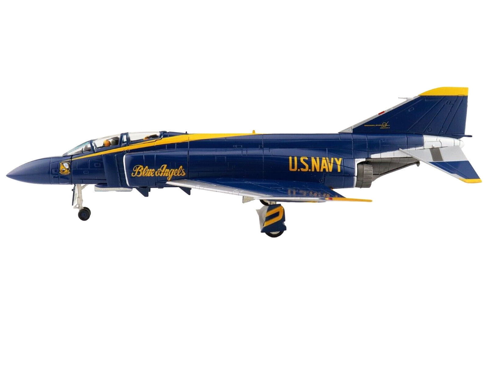 McDonnell Douglas F-4J Phantom II Fighter Aircraft "Blue Angels" with Number Decals United States Navy (1969)