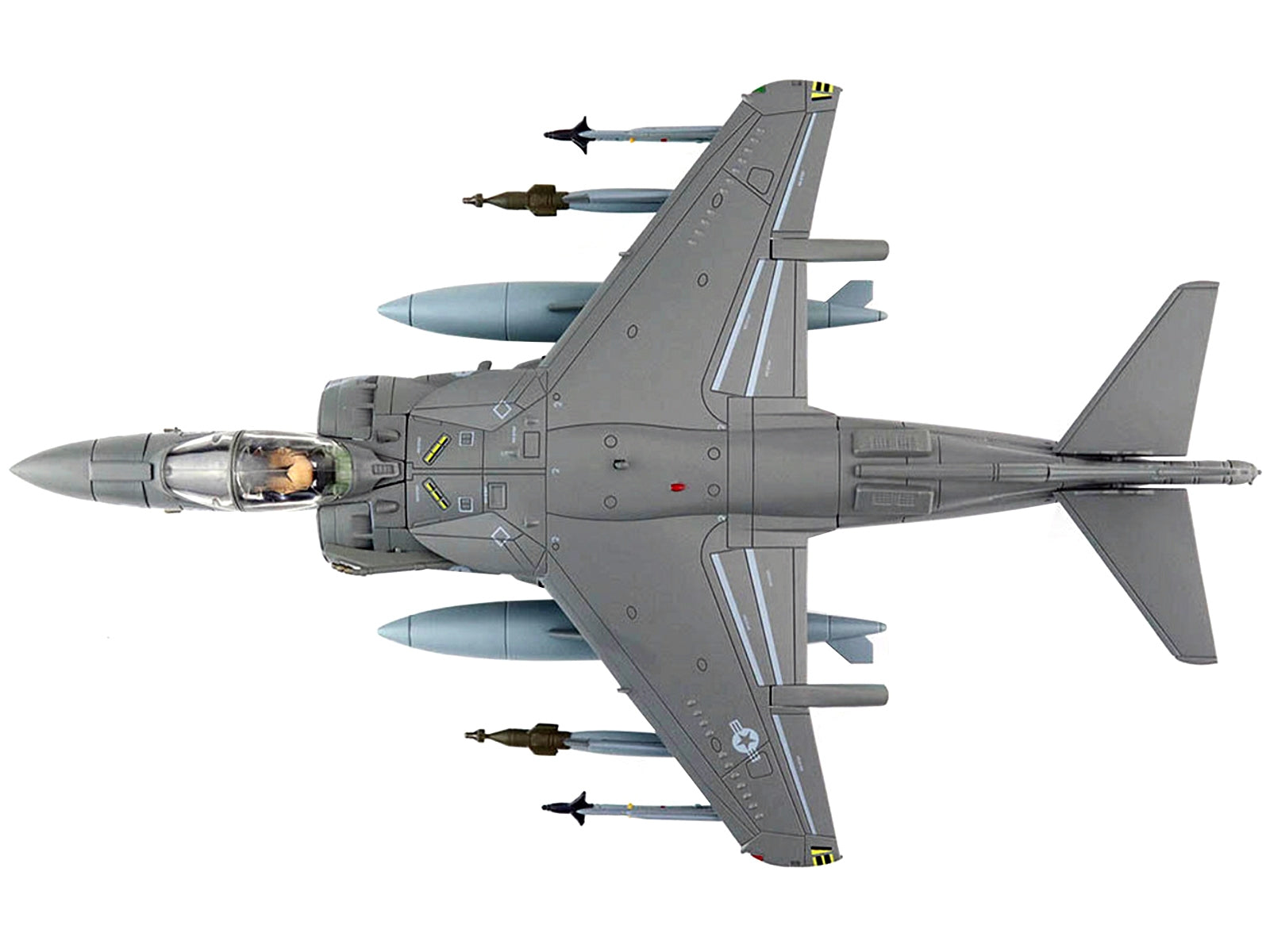 McDonnell Douglas AV-8B Harrier II Plus Attack Aircraft "VMA-311 USMC Afghanistan" (2013) "Air Power Series" 1/72 Diecast Model by Hobby Master