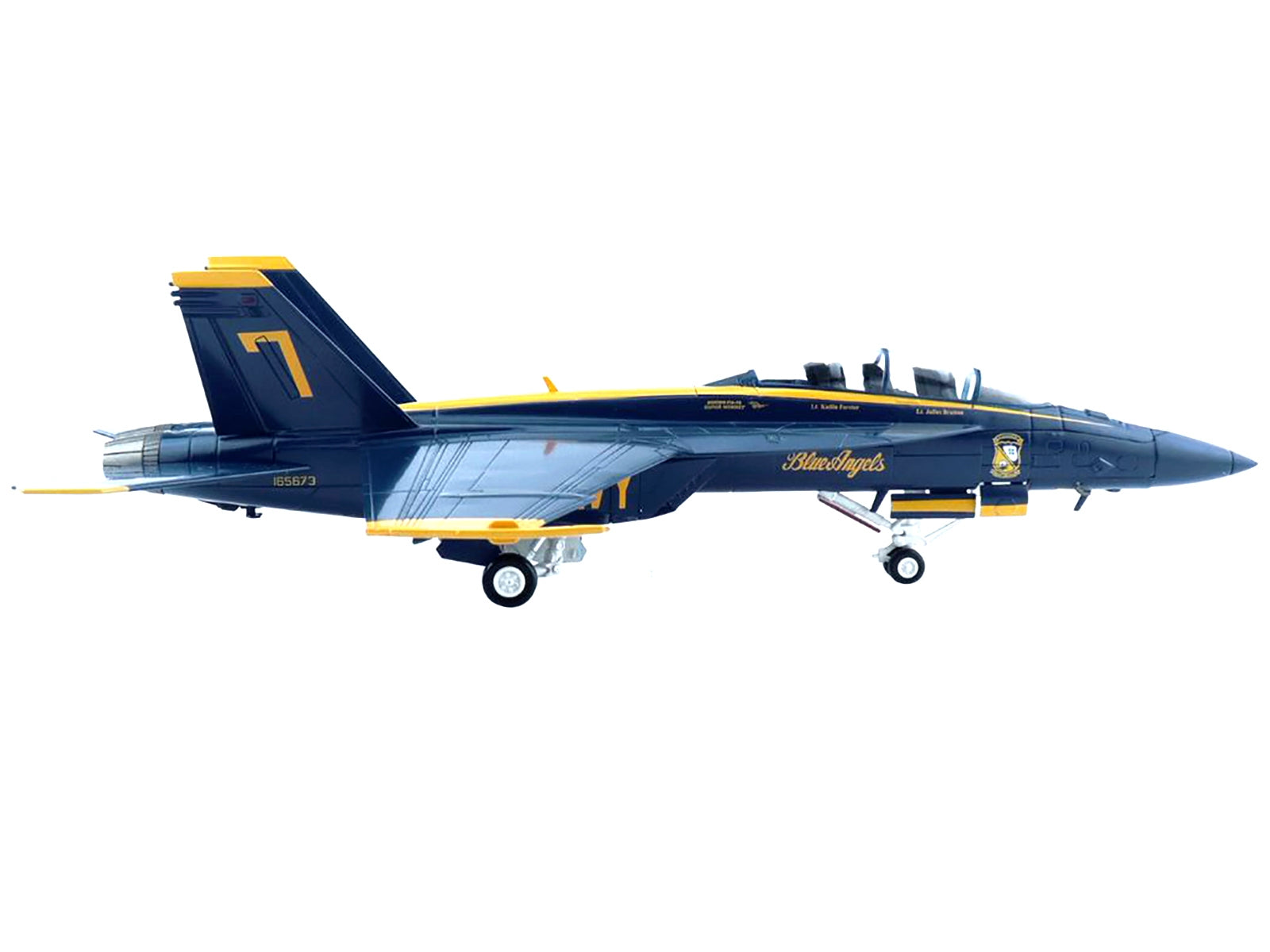 McDonnell Douglas F/A-18F Super Hornet Fighter Aircraft #7 "Blue Angels" - Minihomy