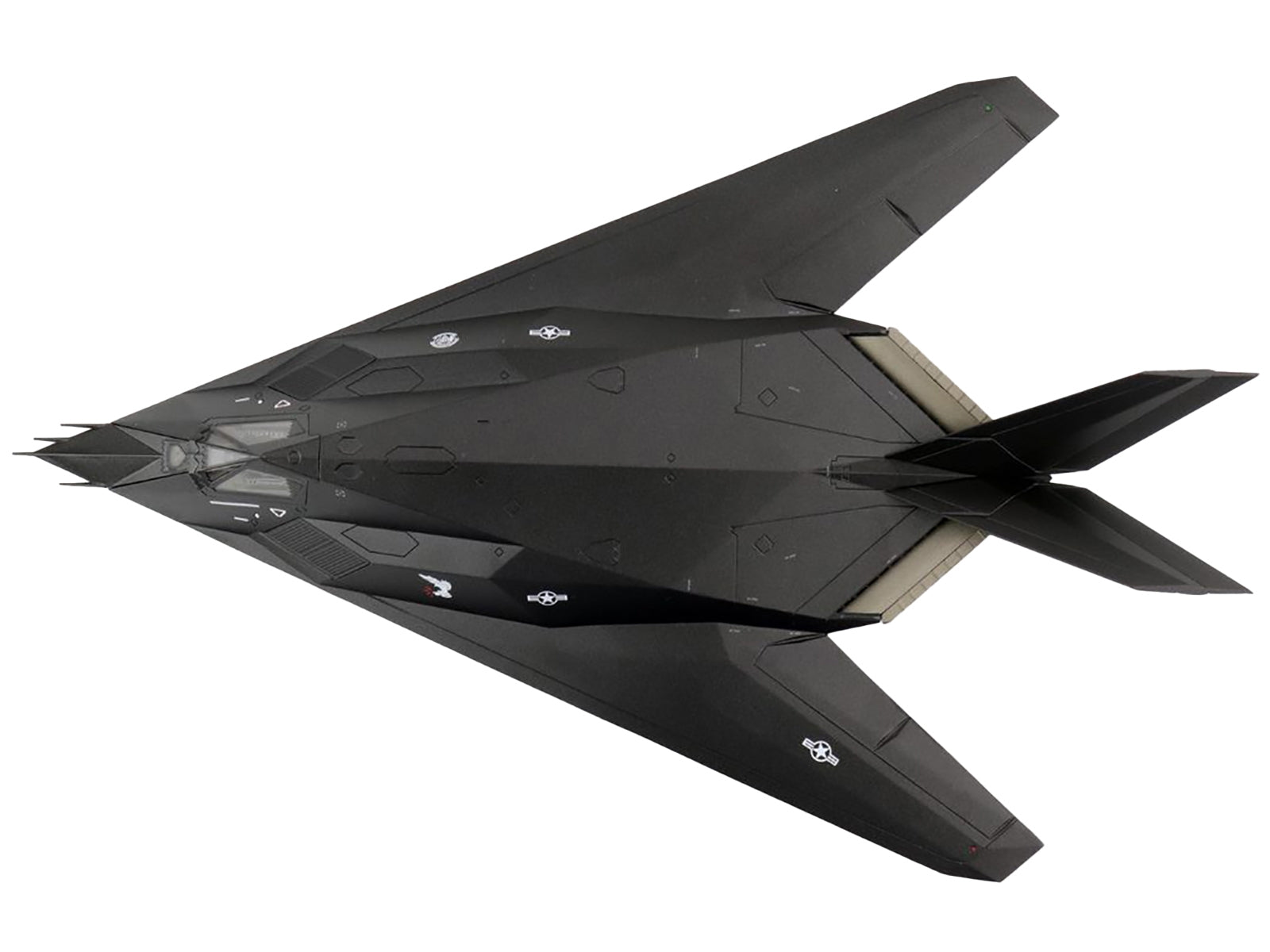 Lockheed F-117A Nighthawk Stealth Aircraft "40 Years of Owning the Night" USAF (May 2022) "Air Power Series" 1/72 Scale Model by Hobby Master - Minihomy