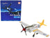 North American P-51D Mustang Fighter Aircraft "Marie" "Capt. Freddie Ohr 2th FS 52th FG" (1944) "Air Power Series" 1/48 Diecast Model by Hobby Master - Minihomy