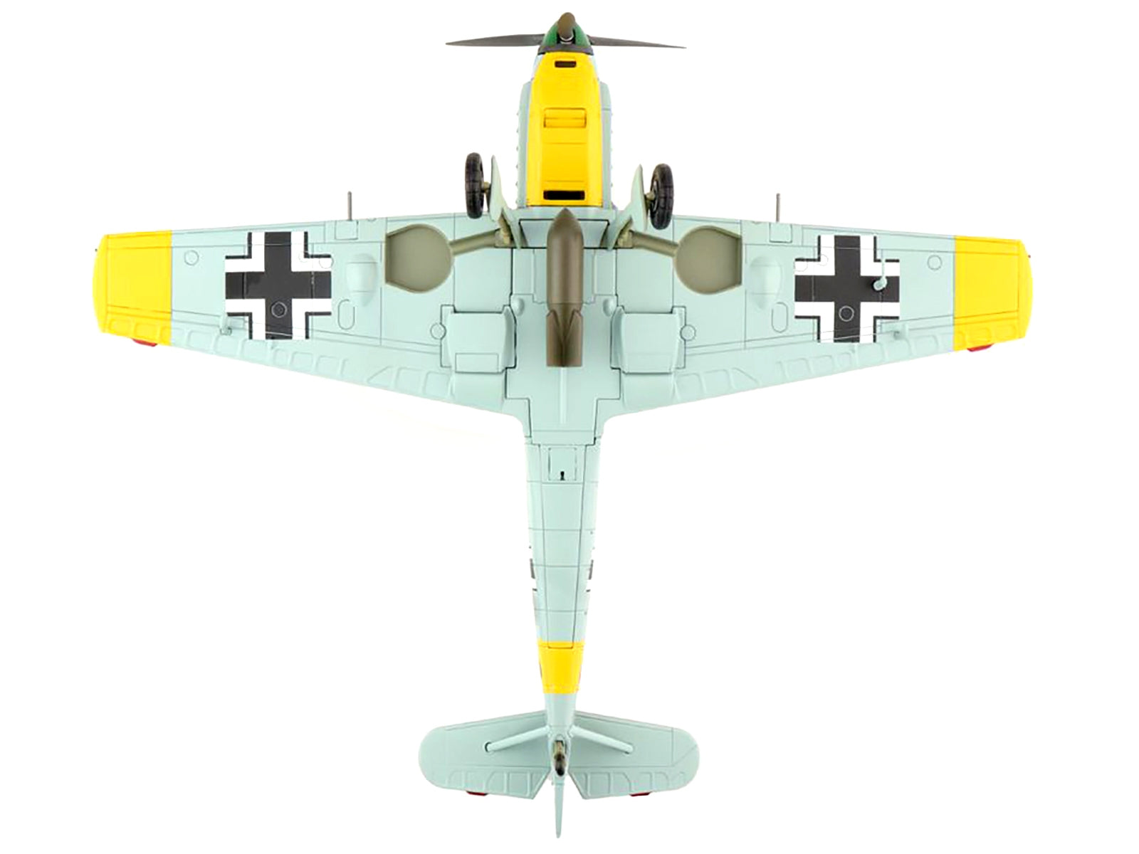 Messerschmitt Bf 109E-7B Fighter Aircraft "III./SKG 210 Russia" (1941) "Air Power Series" 1/48 Diecast Model by Hobby Master - Minihomy