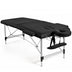 84 Inch L Portable Adjustable Massage Bed with Carry Case for Facial Salon Spa -Black - Color: Black - Minihomy