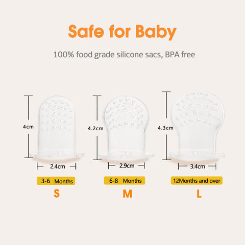 Baby Silicone Pacifier Encapsulated To Soothe Complementary Food Feeding Artifact