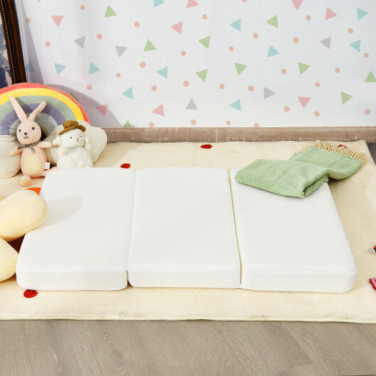 Tri-Fold Pack and Play Mattress with 3 Inch Ultra Soft Foam