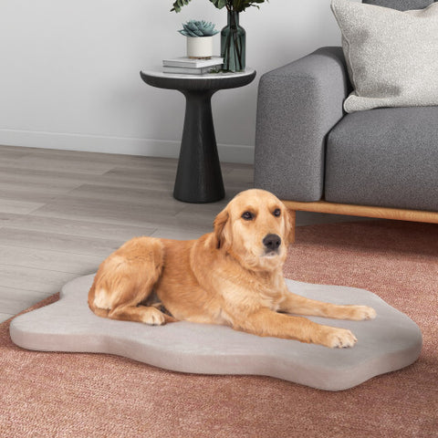 Orthopedic Dog Bed with Memory Foam Support for Large Dogs-Gray